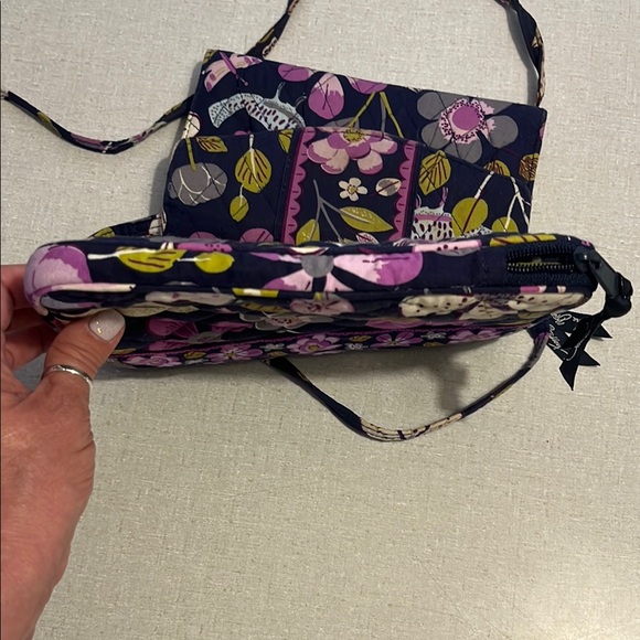 Vera Bradley Purple and Pink Quilted Crossbody Bags - Picture 16 of 17